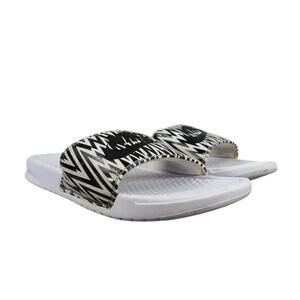 Nike Shoes Womens 10 Sandals Slides Benassi Sport Recovery Comfort Casual Print